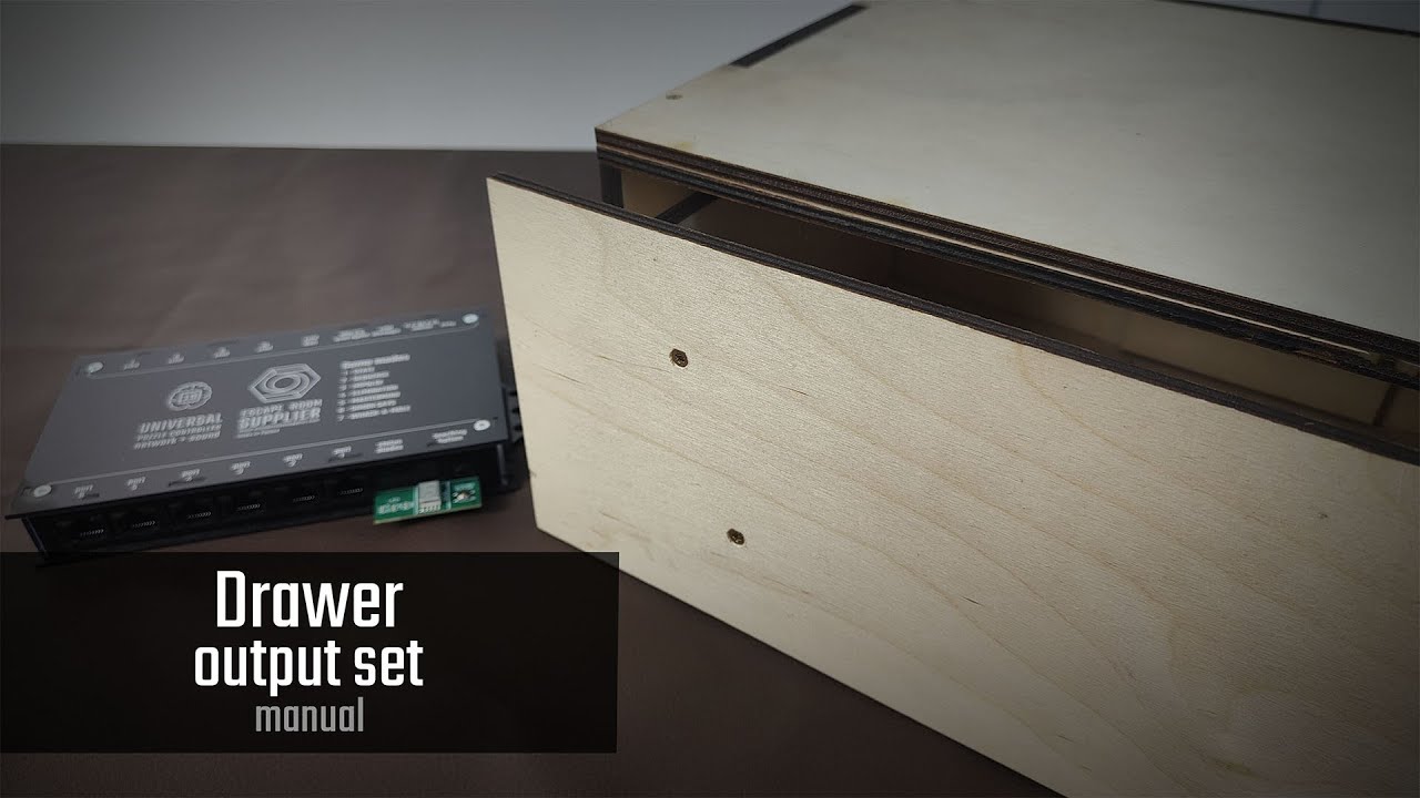 Drawer output set manual