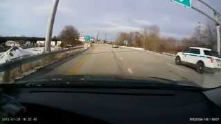 Driver almost side swiped - Trooper, PA - 1/27/15