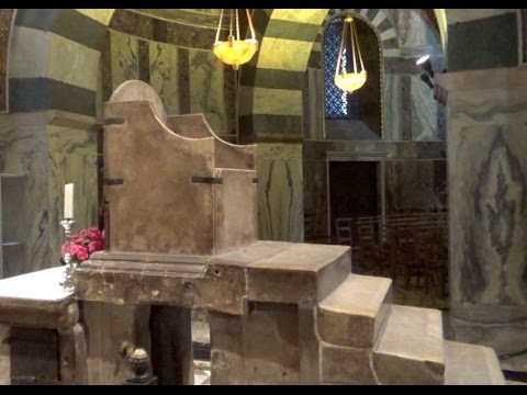 Throne of Charlemagne, Aachen, North Rhine-Westphalia, Germany, Europe