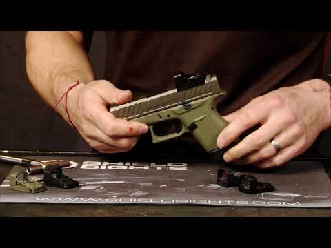 Shield Sights Optic Demonstration on The Glock 43