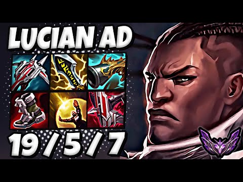 Lucian vs Ashe ADC [ TripleKill ] Korea Master Patch 14.22 ✅