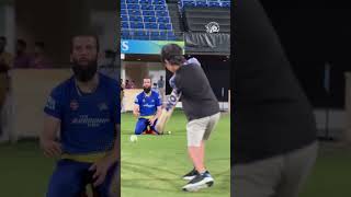 moeen ali... me & my son practising #shorts #csk
