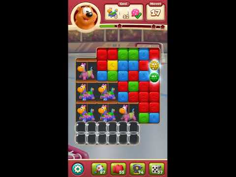 Toon Blast Level 3123 - NO BOOSTERS 🐻🐺🐱 | SKILLGAMING ✔️