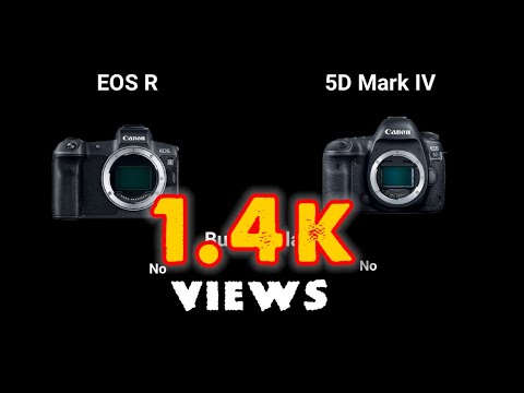Canon EOS R vs Canon 5D Mark IV
