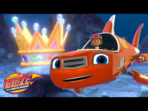 Shark Blaze Saves The Day! | Blaze and the Monster Machines