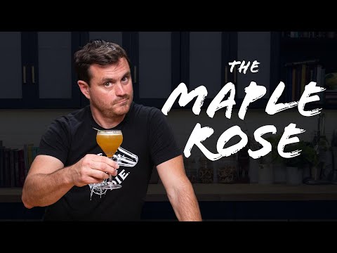 Bourbon & Vermouth with Rosemary Maple Syrup? Where do I sign up?