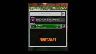 TUTORIAL para poder entrar al MEJOR REALM DE MINECRAFT BEDROCK Codigo: 2r_FBNk8Noa
