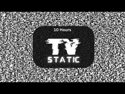 10 Hours of TV Static With Sound - No Ads