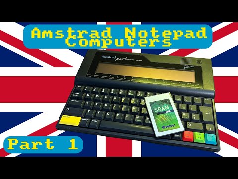 🇬🇧 My Amstrad Notepad Computers: Part 1 [TCE #0071]