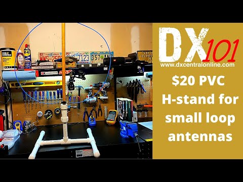 DX 101:  From the Workbench | A portable H-stand for small loops and other antennas
