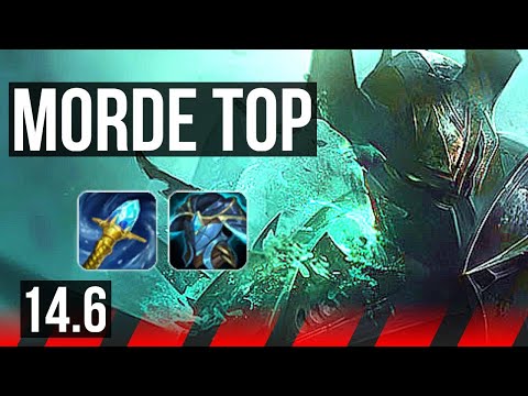 MORDEKAISER vs AKALI (TOP) | 6 solo kills, 500+ games, Dominating | NA Master | 14.6