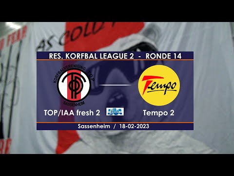 TOP/IAA fresh 2 tegen Tempo 2 op zaterdag 18 februari 2023