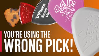 Video thumbnail for You're Using the Wrong Pick! Picking the Best Pick for Acoustic by Alvarez Guitars