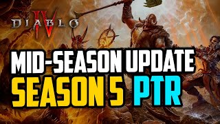 Diablo 4 Season 5 PTR Campfire Chat | Season 4 Mid Season Updates Announced