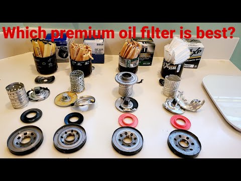 Which premium oil filter is best? OEM vs M1 vs Mahle vs Wix XP cut open and analyzed
