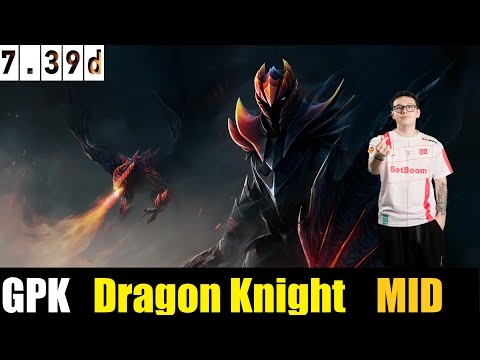 🤯 GPK [Dragon Knight] MID 7.39D - DOTA 2 HIGHEST MMR MATCH#dota2  #dota2gameplay