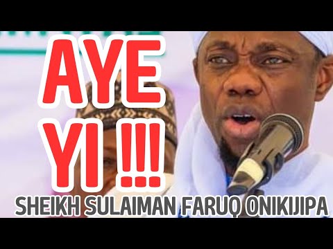 Sheikh Sulaiman Faruq Onikijipa Almiskinubilahi (The Grand Mufti of Ilorin) Onikijipa Latest