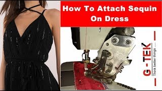 Double Sequence Attach Sewing Machine Video