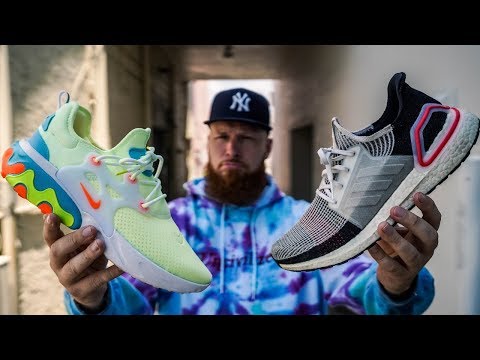 NIKE REACT PRESTO VS ADIDAS ULTRABOOST COMPARISON! (Which Is More Comfortable?)