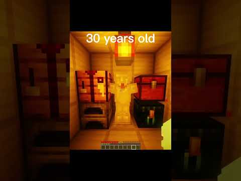 Different age Bases (worlds smallest violin)#minecraft #satisfying Subscribe for more! #short