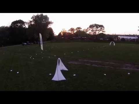 Drone Race Course in the Park