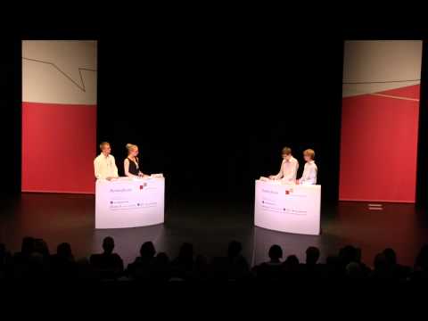 Youth Debates National Final 2013 - Debate of Age Group 1