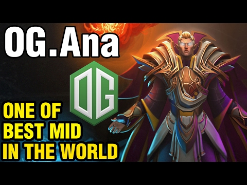 ONE OF BEST MID IN THE WORLD - OG.Ana Plays Invoker - Dota 2