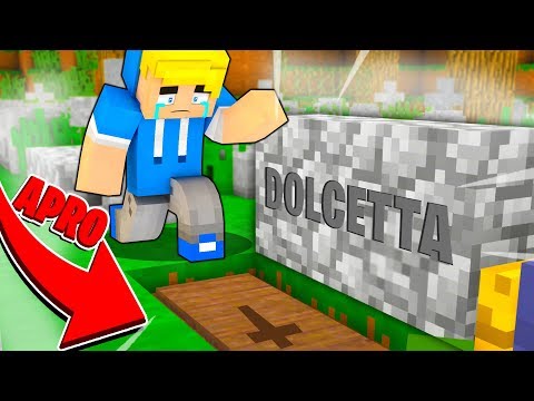 APRO LA TOMBA DI DOLCETTA!! - Famiglia su Minecraft #25