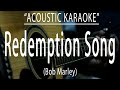 Redemption song - Bob Marley (Acoustic karaoke)