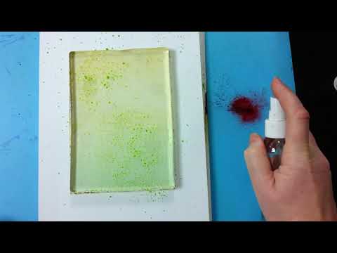 ColorBox & Brusho Backgrounds (1 of 5) A Lavinia Stamps Tutorial