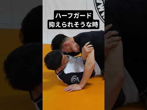 【柔術】ハーフガードで抑え込まれそうな時に大事なこと