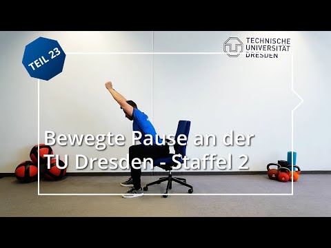 Bewegte Pause an der TU Dresden – Teil 23: Fünf effektive Übungen für den Rücken
