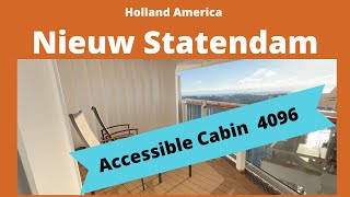 Nieuw Statendam cabin 4096 Accessible Cabin