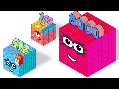 Cube Numbers - Numberblocks 1 to 8000!