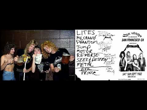 Metallica - Live at Metal Massacre Night, The Stone, San Francisco, California