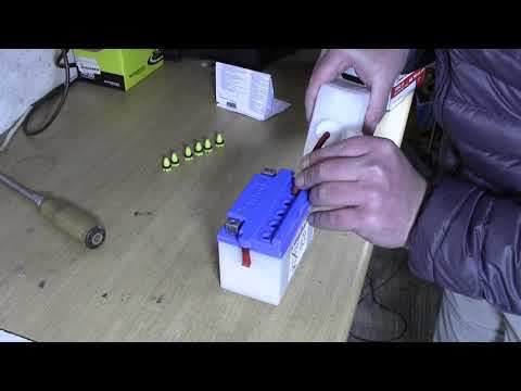 Yamaha Neo,s Neue Batterie befüllen....