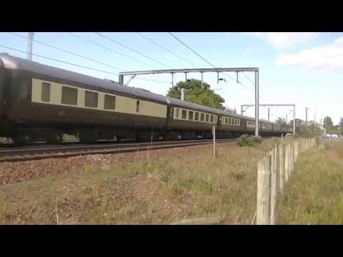 WCRC class 57+47 railtour storms Prestonpans lineside 30/05/15