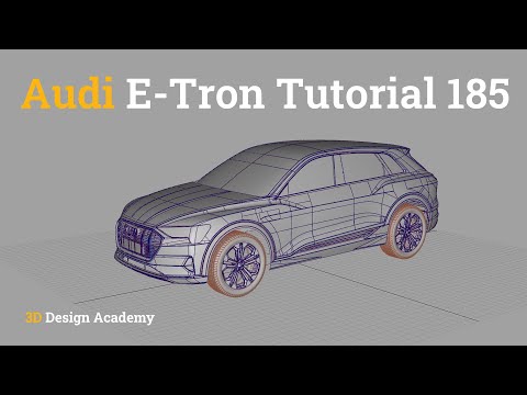 Advanced Autodesk Alias Tutorials - Audi E-Tron SUV 185