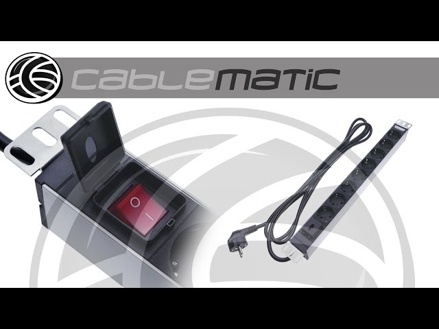 Vídeo relacionado con Infitronic - INSV1001 – Regleta de 19 pulgadas 8 x 1U con interruptor