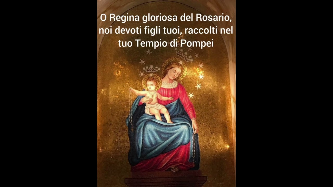 La meravigliosa Supplica alla Madonna di Pompei 🙏❤️Che si recita per chiedere una grazia ❤️