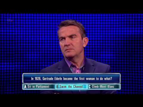 David Gets His Gertrude Ederle Question Right - The Chase