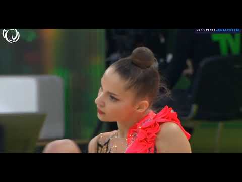 Juliana Sakovica (LAT) Junior Ribbon QF European RGCH Kyiv2020
