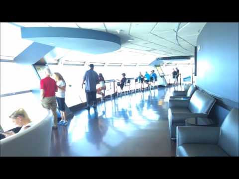 Walking Around Stratosphere Observation Deck