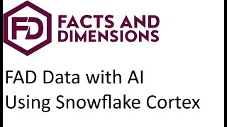 FAD AI 1  - Snowflake Cortex Query Metadata