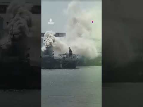 Fire onboard ship at Chinese shipyard kills 25 people