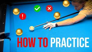 What deliberate Practice looks like in Pool