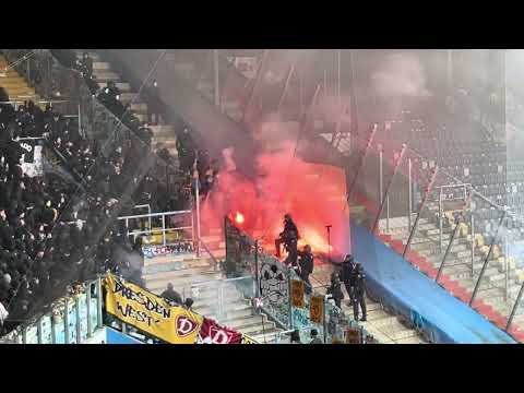 Hansa Rostock- Dynamo Dresden Ausschreitungen 22.02.2025