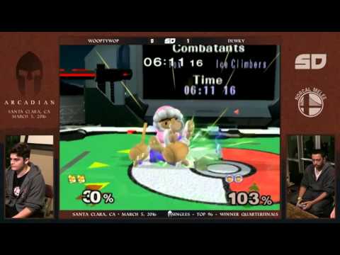 NorCal Arcadian 2016: Dewky (ICs) vs Wooptywop (Fox) - Singles Top 96 - Winner Quarters
