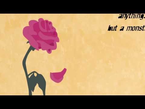 Beauty and the Beast kinetic type - mirror scene