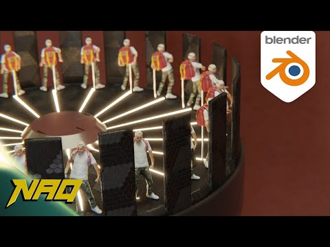 3D Zoetrope "Floss Dance" | Blender animation